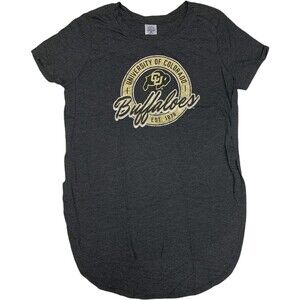 University Colorado Buffalo Women’s T-Shirt Large 12/14 Gray